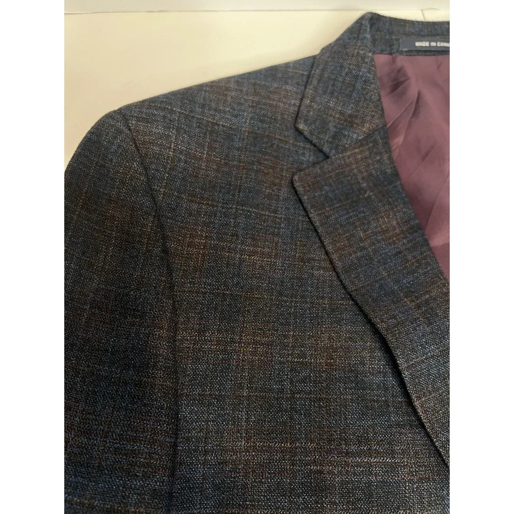 Daniel Cremieux Plaid Suit Jacket Sports Coat Mens 42R Canada Blazer‎